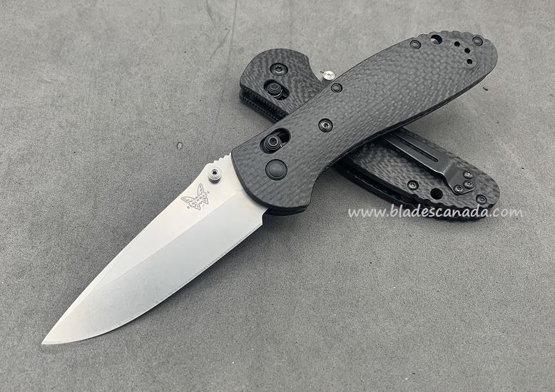Benchmade Griptilian Pardue Folding Knife, S90V, Carbon Fiber, 551CU13