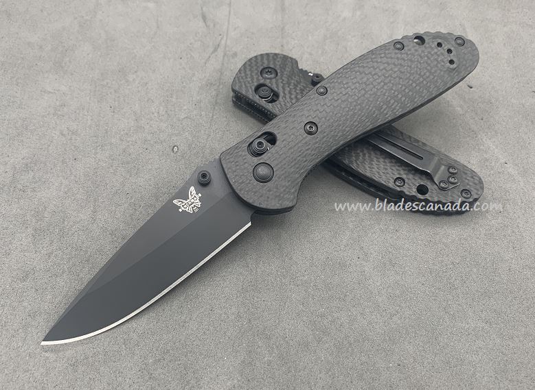Benchmade Griptilian Pardue Folding Knife, S90V, Carbon Fiber, 551CU16