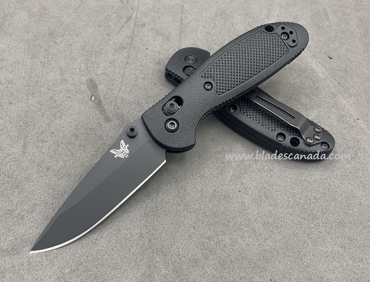 Benchmade Mini Griptilian Pardue Folding Knife, S90V, Black Handle, 556CU13