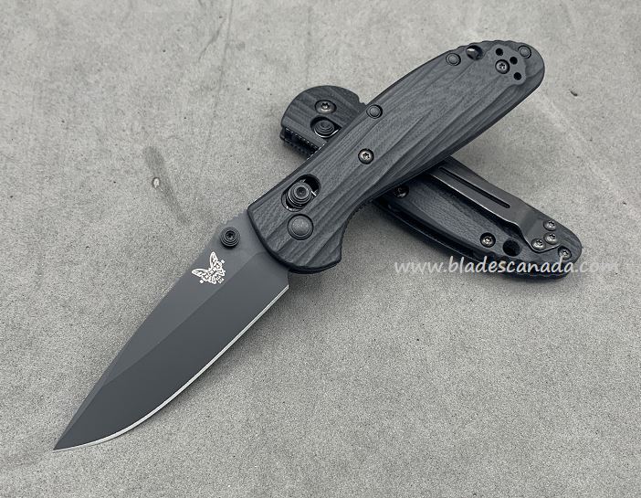 Benchmade Mini Griptilian Pardue Folding Knife, M4 Steel, G10 Black, 556CU7