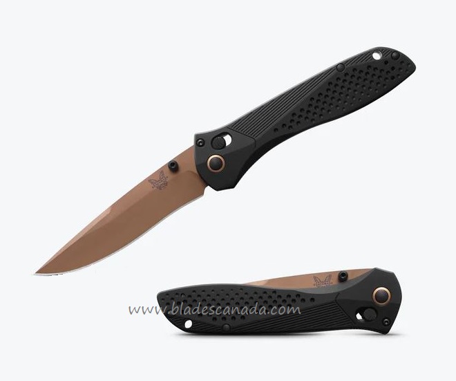 (Pre-Purchase) Benchmade Seven Ten Limited Edition Folding Knife, FDE MagnaCut, Black Aluminum, 710FE-2401