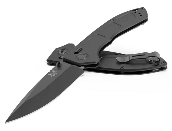 Benchmade Narrows Folding Knife, M390 Black, Titanium Black, 748BK-01