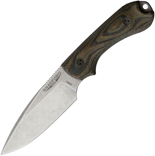 Bradford Guardian 3 Fixed Blade Knife, AEB-L, 3D Micarta Camo, 3FE109A