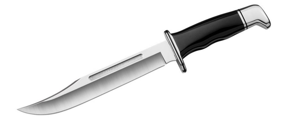Buck General Fixed Blade Knife, 420HC Steel, Leather Sheath, BU0120BKS