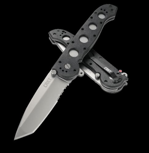 CRKT Carson Flipper Folding Knife, AUS 8 M16-14Z