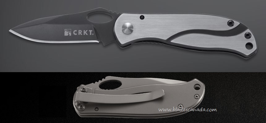 CRKT Pazoda 2 Framelock Folding Knife, Stainless Handle, CRKT6470