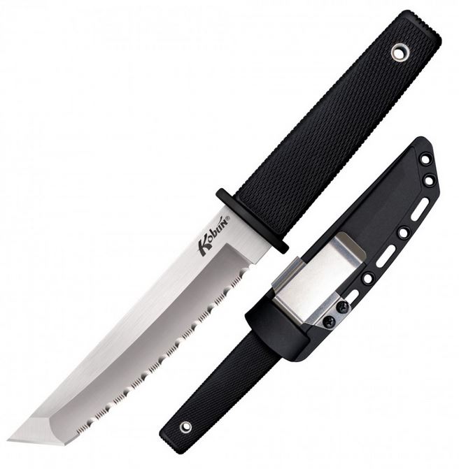Cold Steel Kobun Tanto Fixed Blade Knife, AUS 8A, 17TS