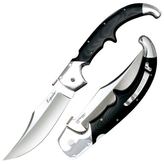 Cold Steel Extra Large Espada Folding Knife, S35VN, G10 Black, 62MA