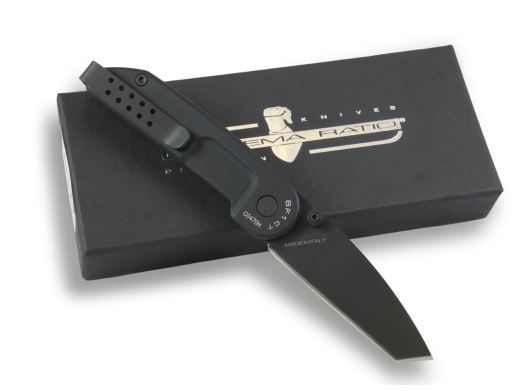 Extrema Ratio BF1CT Classic Tanto Folding Knife, Bohler N690, Aluminum Black