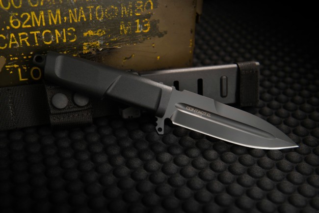 Extrema Ratio CONTACT C Fixed Blade Knife, N690, Nylon MOLLE Sheath