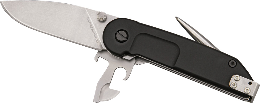 Extrema Ratio M1A1 Multi-Tool Folding Knife, Bohler N690, Aluminum Black