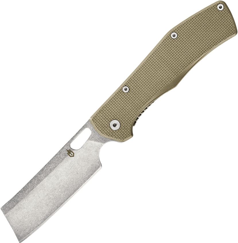 Gerber Flatiron Framelock Folding Knife, G10 Green, G3476
