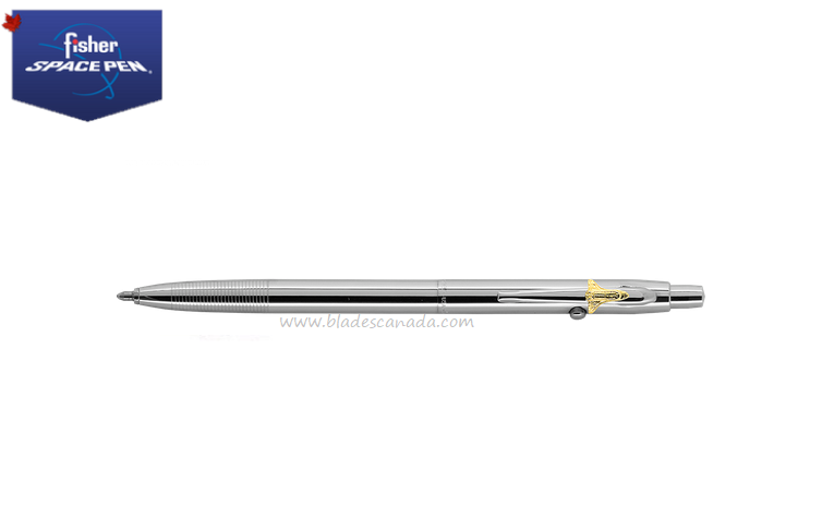 Fisher Space Pen Shuttle Pen, Chrome w/Shuttle Emblem, FPCH4SH