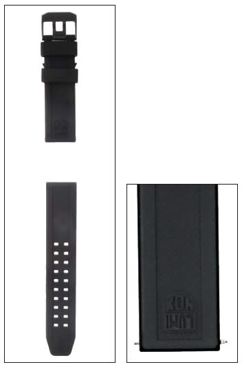 Luminox FP3050.20B.2.K Strap PU Black - 23mm