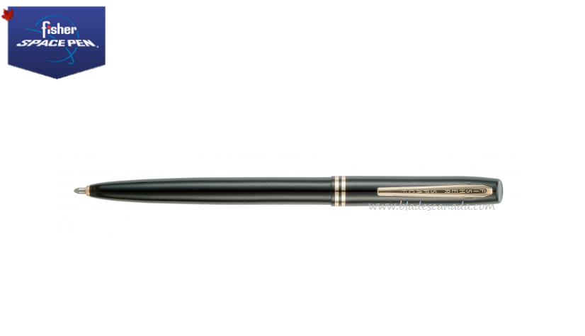 Fisher Space Pen Cap-O-Matic Pen, Shiny Black, FPM4SB