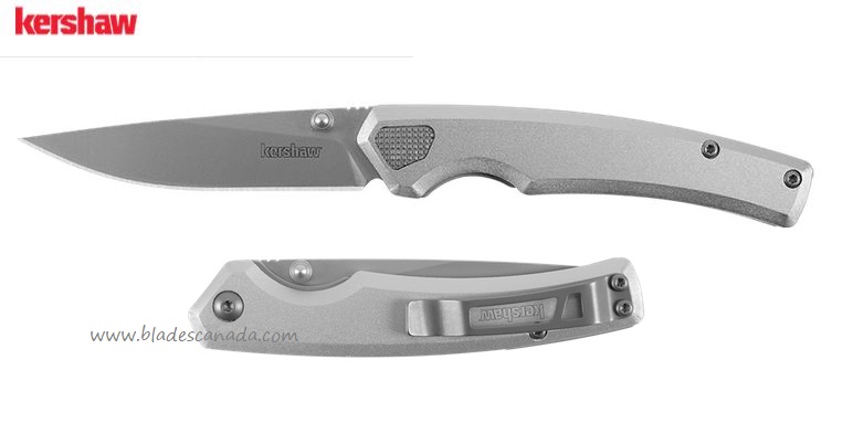 Kershaw Epistle Folding Knife, Aluminum Grey, K2131