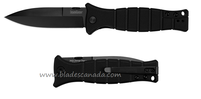 Kershaw XCOM Folding Knife, GFN Black, K3425