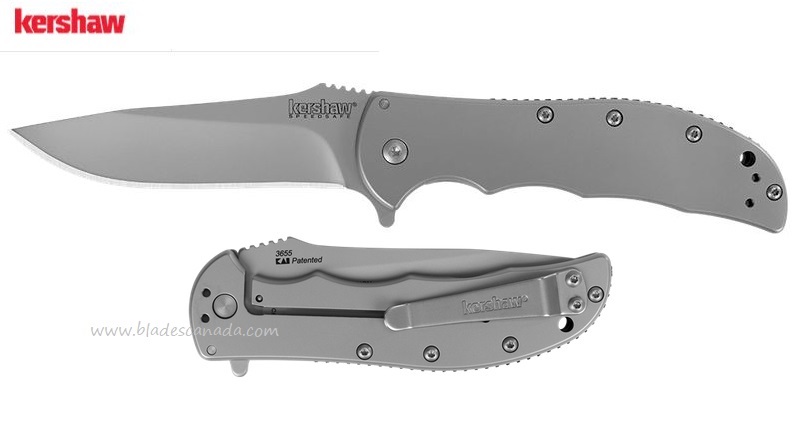 Kershaw Volt Flipper Framelock Knife, Assisted Opening, 410 Stainless Handle, K3655