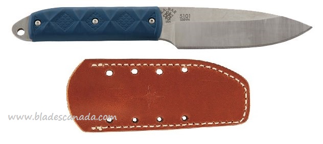 Ka-Bar Snody "Boss" Fixed Blade Knife, S35VN, Leather Sheath, Ka5101