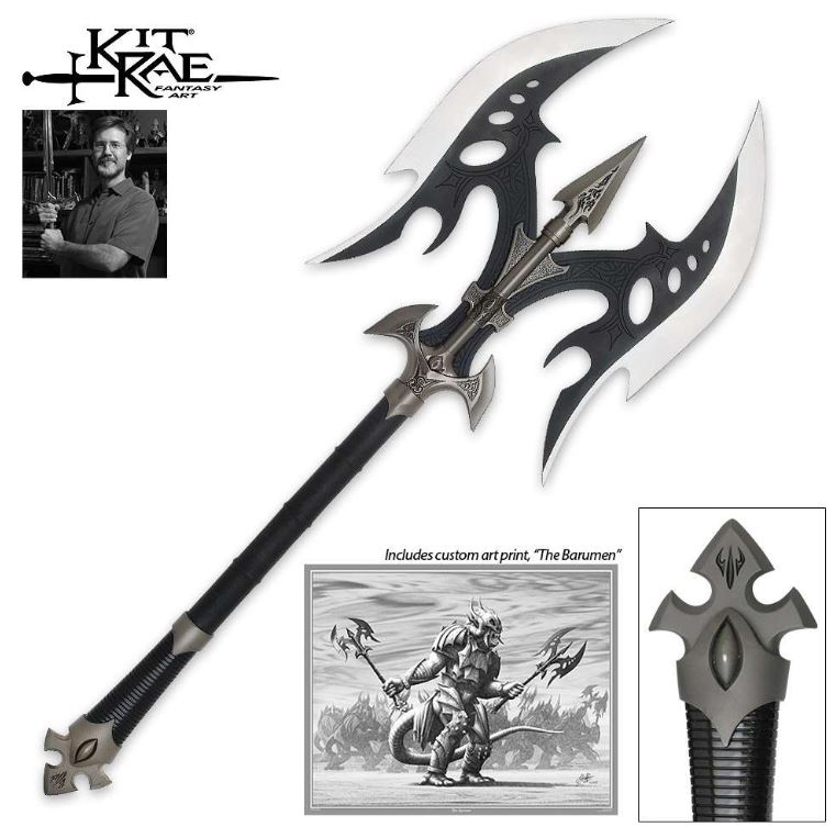 Kit Rae Black Legion Battle Axe, KR0022B