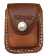 Zippo Leather Lighter Clip Pouch, Brown, LPCB