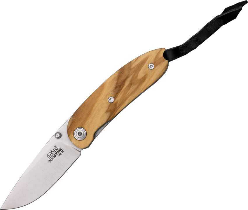 Lion Steel 8210 UL Mini Folding Knife, D2 Steel, Olive Wood, 8210UL