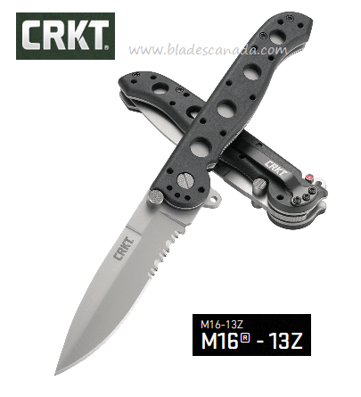 CRKT Carson Flipper Folding Knife, AUS 8, M16-13Z