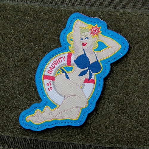 Mil-Spec Monkey Patch - SS Naughty Pinup [Full Colour]