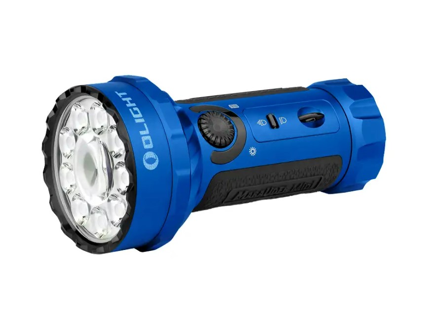 Olight Mini Marauder Handheld Flashlight, Blue - 7000 Lumens