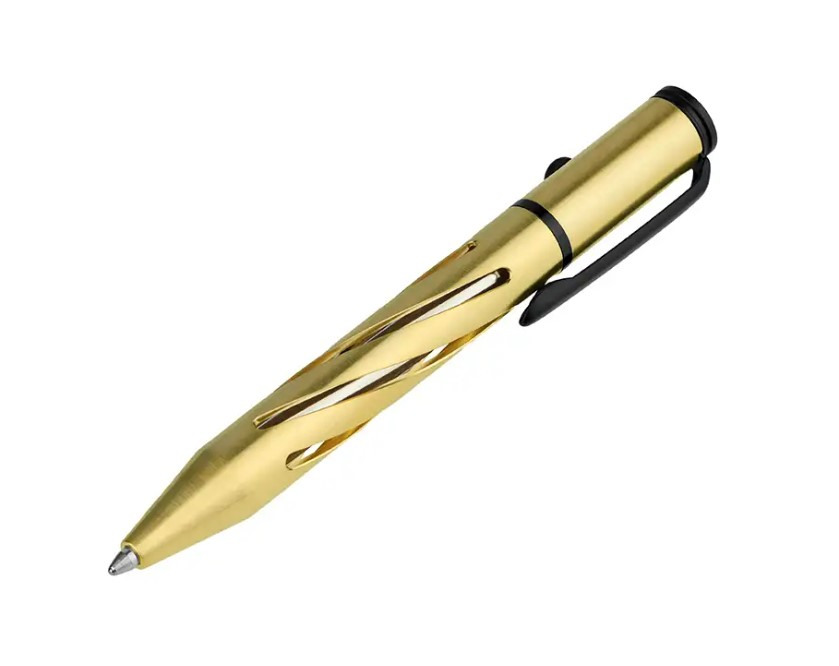 Olight O'Pen Mini Pen, 3.66", Brass
