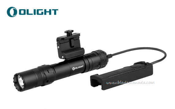 Olight Odin GL M Tactical Flashlight, GL Beam, Black - 1,500 Lumens