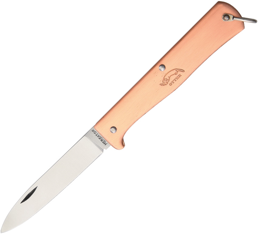 Otter-Messer Mercator Small Slipjoint Folding Knife, C75 Carbon, Copper, 10601