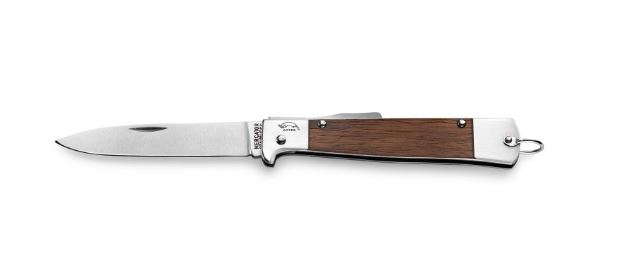 Otter-Messer Mercator Folding Knife, C75 Carbon, Walnut Handle, 10926NB