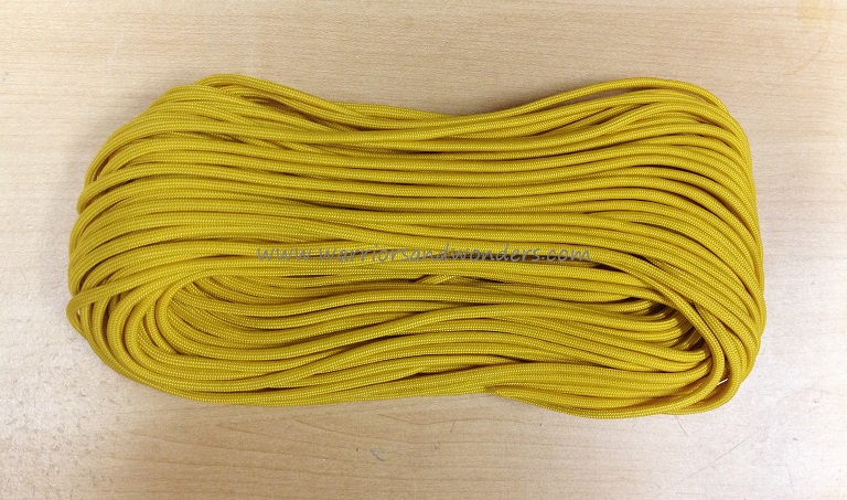 550 Paracord, 100Ft. - Yellow Gold - RG1081H