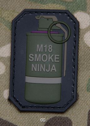 Mil-Spec Monkey Patch - Smoke Ninja - OD Green