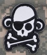 Mil-Spec Monkey Patch - Skullmonkey Pirate