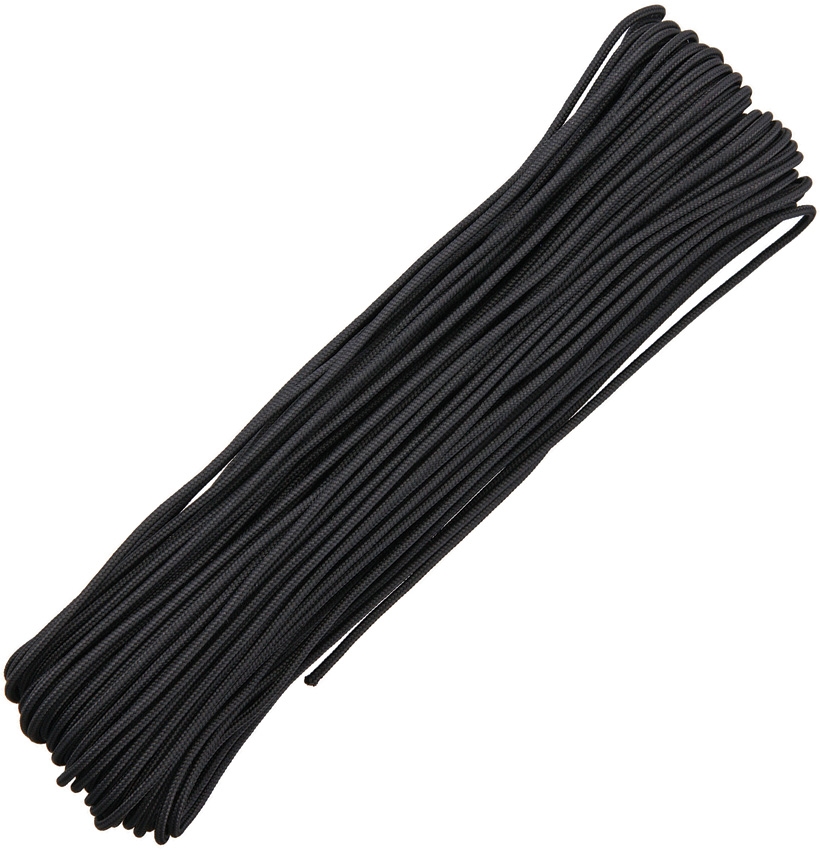 Tactical 3/32 Paracord 4-Strand, 100Ft. - Black