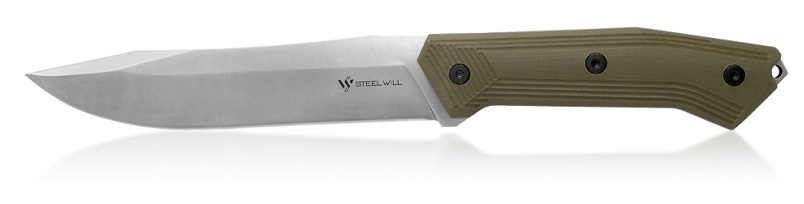Steel Will Sentence Fixed Blade Knife, G10 Black, Kydex Sheath, 101