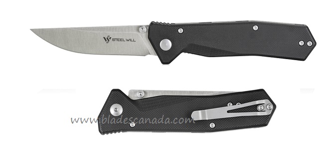 Steel Will Daitengu Folding Knife, D2 Steel, G10 Black, F11-01