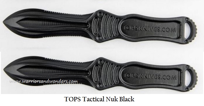 TOPS Non-Metalic Fixed Blade Utility Knife, NUK02BLK