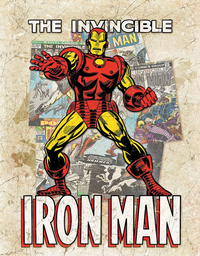 Tin Sign 2208 The Invincible Iron Man [Splash]