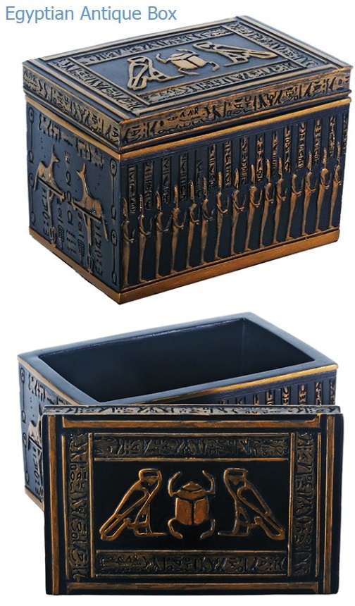 YTC Summit 8553 Egyptian Antiqued Box