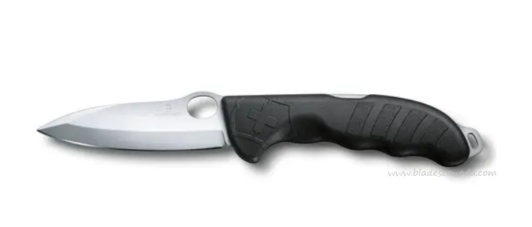 Swiss Army Hunter Pro Folding Knife, Stainless Steel, OD Green Nylon Pouch