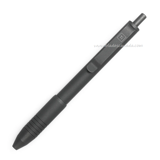 Big Idea Design Pocket Pro EDC Pen, Titanium Stonewashed, 007025