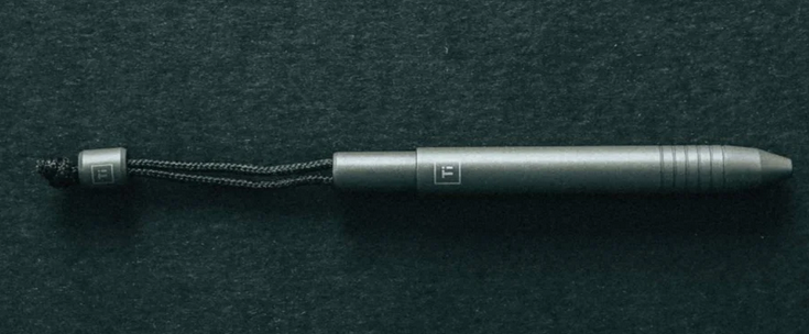 Big Idea Design Mini Pen, Titanium Stonewashed, 007377