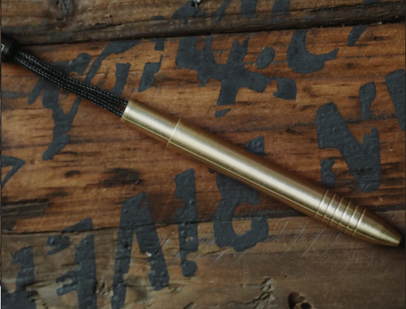 Big Idea Design Mini Pen, Brass, 007414