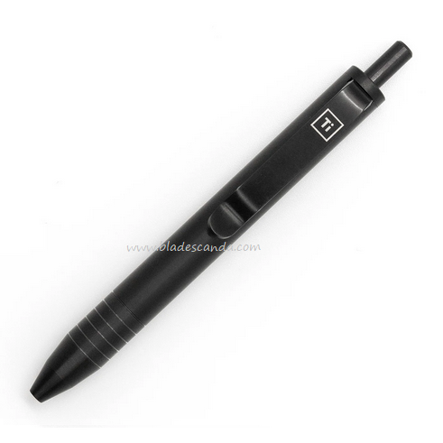Big Idea Design Mini Click Pen, Titanium Black, 007476