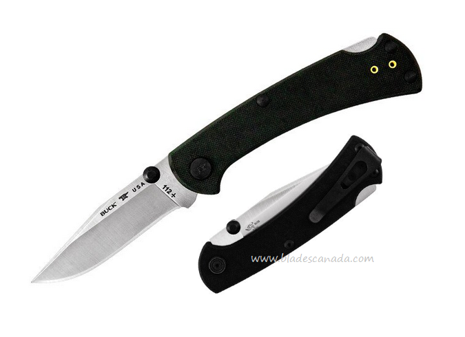 Buck Slim Pro TRX Folding Knife, S30V Satin, G10 Black, BU0112BKS3