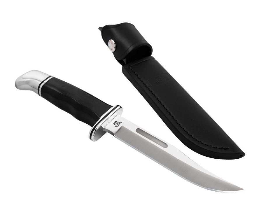 Buck 119 Special Fixed Blade Knife, 420HC Steel, Leather Sheath, BU0119BKS