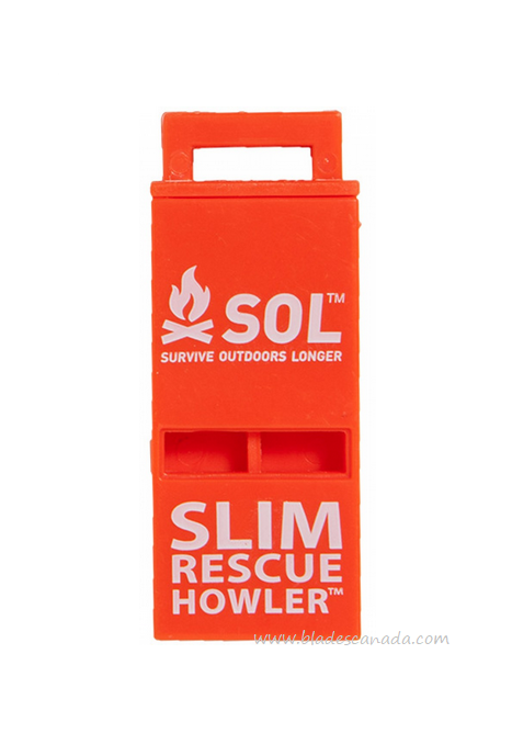 Survive Outdoors Longer SOL Slim Rescue Howler Whistle - 2 Pack